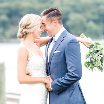 Wedding at the Mystic Boat Shed:
Julie and Kris are Married: Sneak Peek
